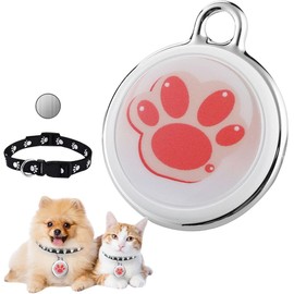 Mini GPS Cat Tracker/Dog Tracker, Tractive GPS Cat Tracker with Collar, Waterproof Pet Tracker for Cats and Dog, Tractive GPS Dog Tracker with No Monthly Fees, Real-Time Location Tracking