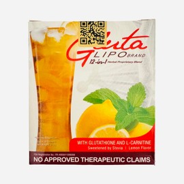 12-in-1 Glutalipo Juice Lemon Flavor, 10 Sachets