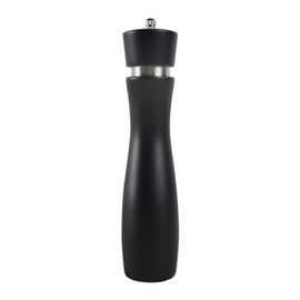FSE WDPM012BK Beechwood Pepper Mill, 12"H, Black