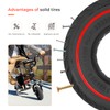LUCK4U 200 x 50 Solid Scooter Tire For Razor E100