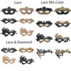 TFTSR Masquerade Masks for Women Couples,Men Mardi Gras Mask,Girls Black