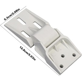 Chest Freezer Hinge, Small Freezer Hinge, Suitable Chest Freeze Balanced Freezer for Kitchen Cabinets and Stand Up Freezer, Large Appliance Freezer Parts Accessories, 3 Holes, 6 Holes
