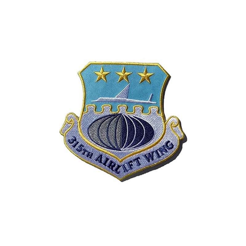 Squadron Nostalgia LLC 315th Airlift Wing Patch – Plastic Backing