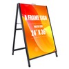 24 x 36 Inch A Frame Sign Portable Double-Sided Folding