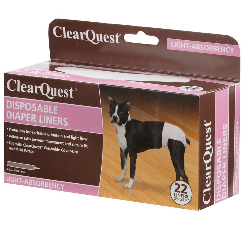 Clear Quest Disposable Diaper Liner, Light, 22-Pack