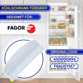 Gefrierschrank und Kühlschrank Griff Befestigungslöcher 150 mm Größe 200 mm mit Originalcode F86U011A7 AS0000496 für Fagor - Garantie 10 Jahre - MONTERAL