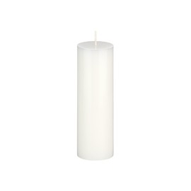 SRG 1 pc Unscented White Round Pillar Candle, Hand Poured Premium Wax Candles 2 Inch x 6 Inch, Home Décor, Wedding Receptions, Baby Showers, Birthdays, Celebrations, Party Favors & More