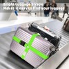 Luggage Strap Eye-catching Set, Suitcase Straps 2 Pieces and 2