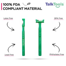 TalkTools Tongue Tip Exercise Tool - Children Tongue Tip Trainer Set | Oral Muscle Train Tool | Improves Feeding Skills and Speech Clarity | Promotes Tongue Tip Independent Movements from the Jaw