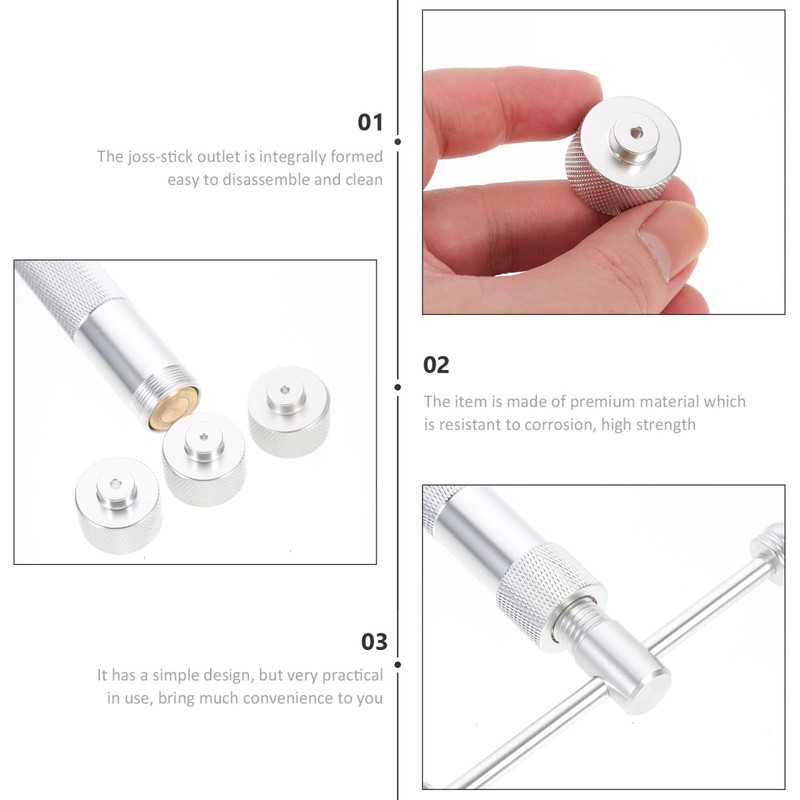 FUNOMOCYA 1 Set, Incense Maker, Line, Incense Stick, Squeezer, Incense