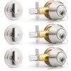 Probrico (3 Pack) Keyed Alike (Combo Packs) Single Cylinder Deadbolts