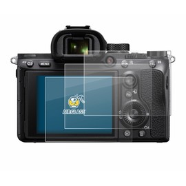 BROTECT Protective Glass for Sony Alpha 7 III / 7R II / 7S II (Pack of 6) Protective Film Tempered Glass [Extremely Scratch-Resistant 9H, Anti-Fingerprint