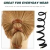 Mikinona 3 Pcs Hair Fixing Headband Hairpin Bohemian Leather Aluminum