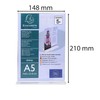 Exacompta 85158D Brochure Holder DIN A5 Portrait Format Shockproof Acrylic