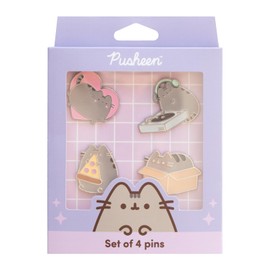 Pusheen Enamel Pins Set of 4 | Pusheen Gifts | Kawaii Stuff