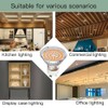CQTLED GU10 LED Light Bulbs 5W,Warm White 2700K, 500LM,110-220V,120°Wide Angle,Replaces