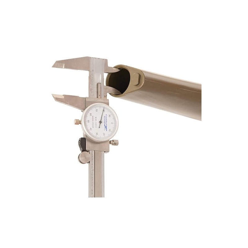 Frankford Arsenal Stainless Steel Dial Caliper with Case for Reloading,silver