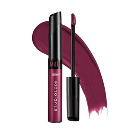 Cyzone Labial Mate Studio Look – 24H de Duración, No Transfer, Color Mate Intenso y Alta Pigmentación – 6 ml (CRYSTAL WINE)
