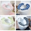 Bon Furniture Toilet Seat Seat, Washable, Non-Slip, Machine Washable, Easy