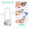 KAWAHA 81/40L-1P Long Shackle Keyed Padlock (Waterproof, Solid Brass Lock)