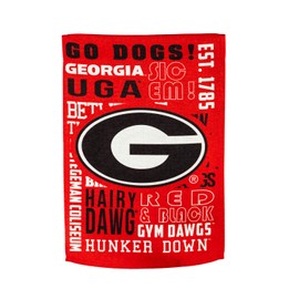 Team Sports America U of Georgia Fan Rules House Flag - 28 x 44 Inches