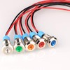 Gebildet Gebildet 5pcs 8mm AC/DC 12-24V LED Metal Indicator Light