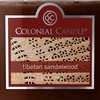 Colonial Candle Tibetan Sandalwood Scented Jar Candle, 2 Wick, 3.5