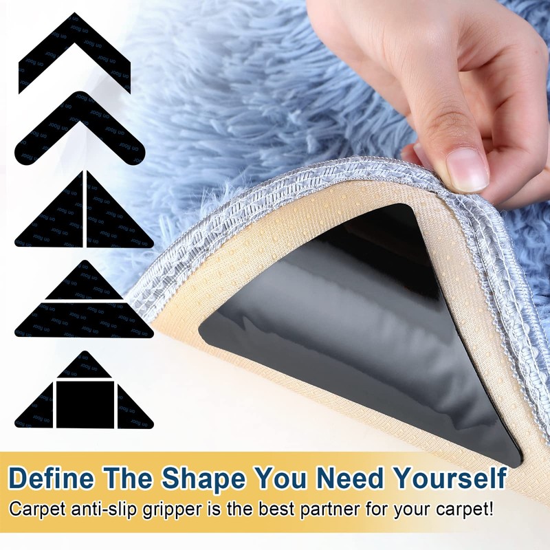 AiQInu Non-Slip Mat for Carpet, Pack of 16 Carpet Non-Slip