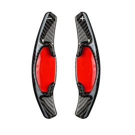 sumaikeji Carbon Fiber Car Steering Wheel Paddle Shift Extension Stickers for Honda Civic(2022-2025)/Acura Integra(2023-2025) (Black)