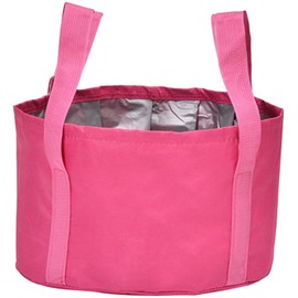 Portabl Travel Foot Soak Spa Basin, Folding Bucket, Collapsible Outdoor Bucket, Heat Preservation Waterproof Tub, Multifunctional Large Capacity Water Basin for Bath Fishing Hiking Washing Dish (RO)