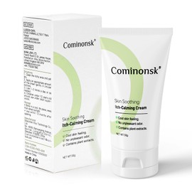 Cominonsk Anti-Itch Skin Calming Itch Relief Cream | for Dryness, Irritation, Bites, Redness, Other Itching and Discomfort | Plant Formula Nourishing Cream | Soothing & Deeply Moisturising