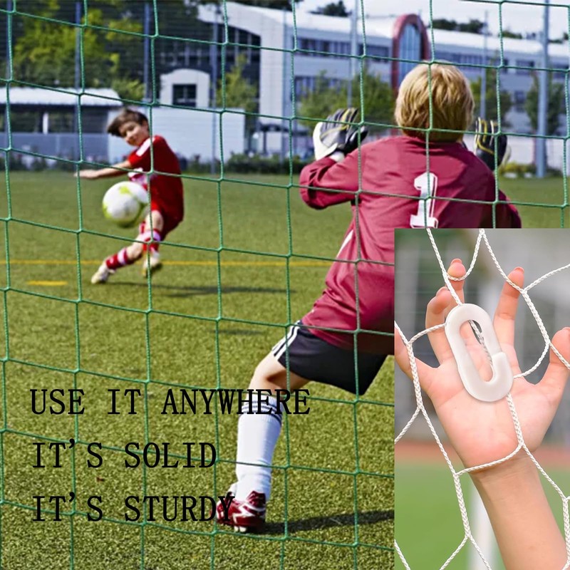 40 PCS Football net Clips White Goal net Clips Suitable
