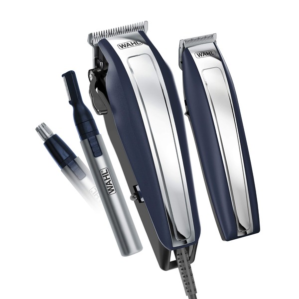 Wahl All in One Corded Clipper, Battery Trimmer, & Pen Detail Trimmer for Haircutting, Trimming Beards, Necklines, Eyebrows, Nose & Ears – Model 79764