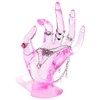 Peakloong Hand Ring Holder, Pink Room Decor Aesthetic Jewelry Displays
