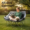 Camping Loveseat for Couples, Friends & Families, Double Camping Chair,