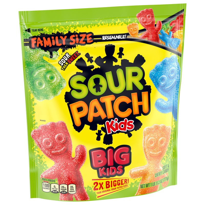 SOUR PATCH KIDS Big Kids Soft & Chewy Candy, Family