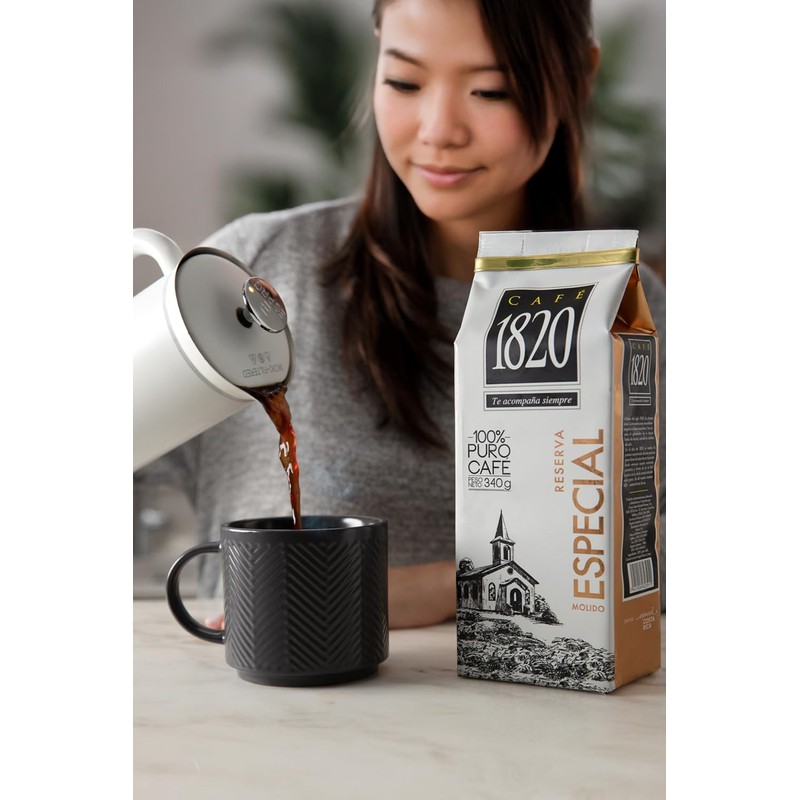 Café 1820 Special Reserve, Premium Costa Rican Ground Coffee, 100%