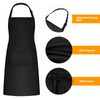 2pcs Cooking Aprons for Men Women, Chef Aprons with 2