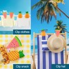 CAIRIAC Pineapple Beach Towel Clips for Beach Chairs Cruise, 4