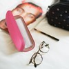 Marvolia Glasses Case Hard Shell - PU Leather Eyeglass Case