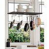 CHOEZON Hanging Pot Rack, Ceiling Mounted Pot Hanger for Kitchen,