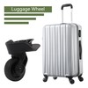 2 Pair Replacement Wheels for Luggage 360 Swivel Suitcase Casters