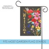 Toland 1112532 Bouquet Welcome 12.5 x 18 Inch Double Sided