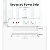 Recessed Power Strip, PD 20W USB C Fast Charging Power