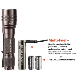 Streamlight 88064 ProTac HL-X 1000-Lumen 27100-Candela Handheld Tactical LED Flashlight, Ten-TAP Programmable, Clear Retail Packaging, Black