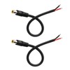 GINTOOYUN DC7909 DC 12V 8mm Male to Bare Wire Open