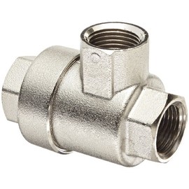 Legris 7982 18 18 Nickel-Plated Brass Quick Exhaust Valve, 3/8" NPT Female