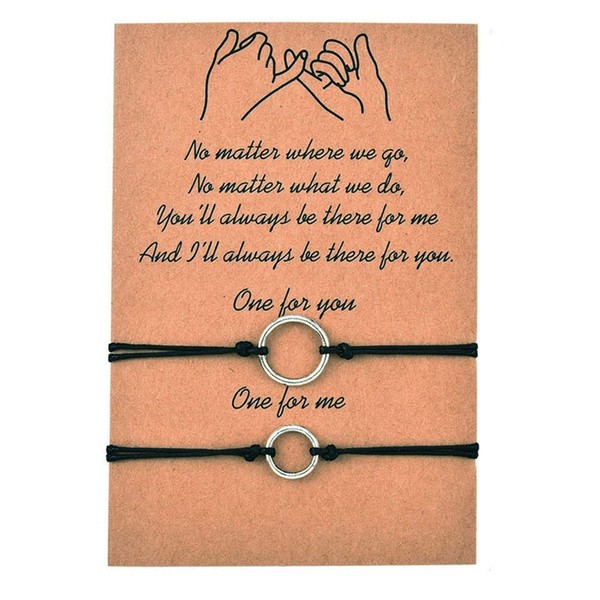 Matching Bracelets for Best Friends Birthday Gifts for Men Women