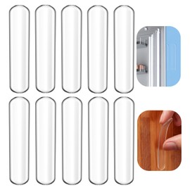 EBUKTUK 10pcs,Wall Bumpers,Door Stoppers,Furniture Bumper,Silencing pad,Anti collision pad,Using for Refrigerator door,Entrance doors,Cabinet doors,Toilet covers,Table corners(M, 6.3*1cm(2.48*0.39in)
