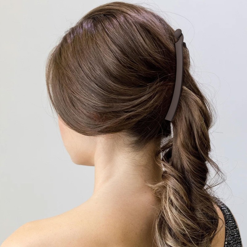 Mxxipp 3pcs French Banana Clips, Non-Slip Classic Large Hairstyle Claws,